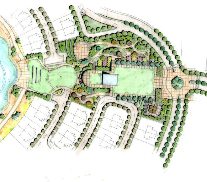 azha resort - Entry Park - Master Plan