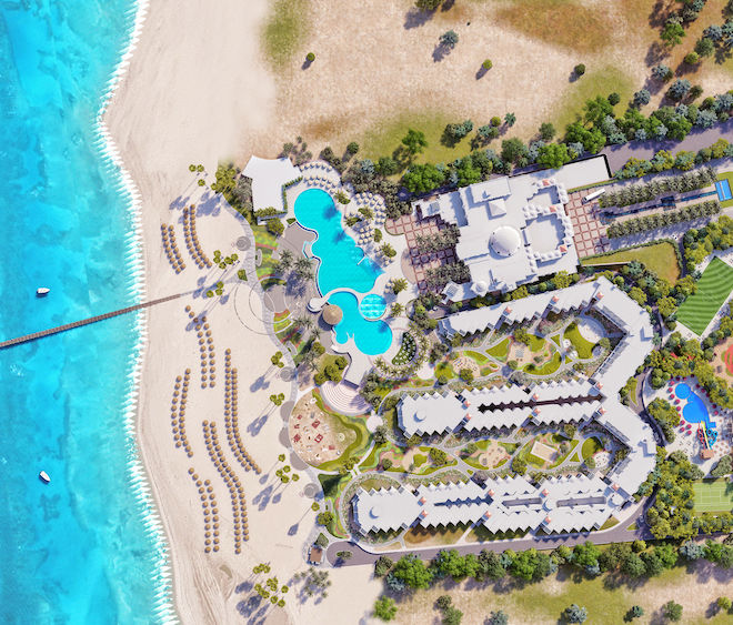 golden beach resort - Master Plan